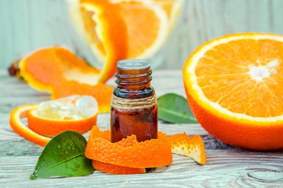 Esencias aromáticas naranja