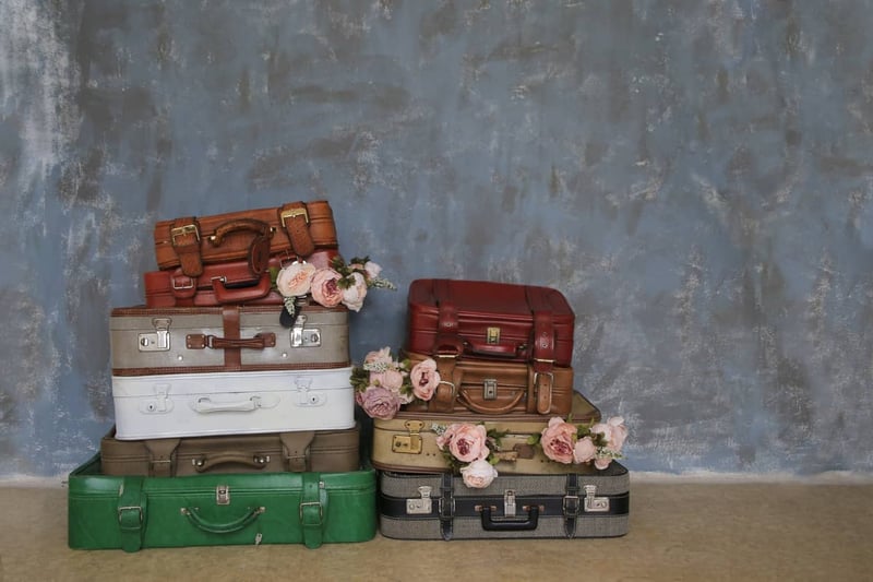 mueble vintage maletas antiguas