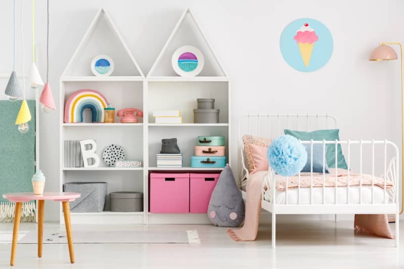 muebles para niños colores