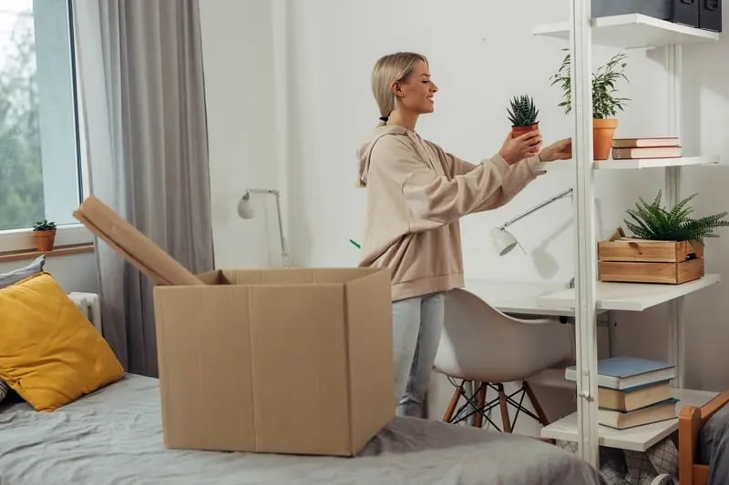 organizar dormitorio después mudanza