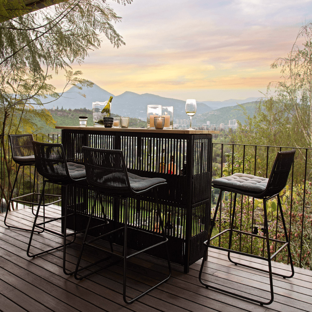 ¿Cómo decorar con acierto terrazas de madera en altura?